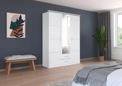 rauch Drehtürenschrank »Micro« mit eleganten Aufleistungen und praktischen Außenschubkästen