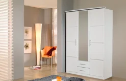rauch Drehtürenschrank »Micro« mit eleganten Aufleistungen und praktischen Außenschubkästen