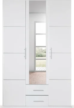 rauch Drehtürenschrank »Micro« mit eleganten Aufleistungen und praktischen Außenschubkästen
