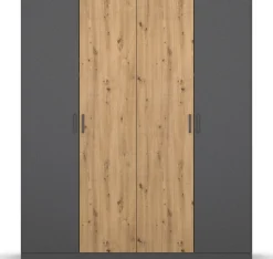 rauch Drehtürenschrank »Miro« moderner Farbmix, Breiten 181-226, Höhe 210 cm MADE IN GERMANY