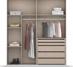 rauch Drehtürenschrank »Monostar« mit Glasfront sowie umfangreicher Innenausstattung
