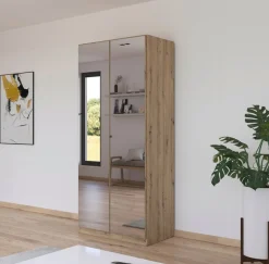 rauch Drehtürenschrank »Reflect« mit Spiegelfront, inkl. praktischer Inneneinteilung