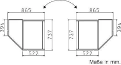 rauch Eckkleiderschrank »Kleiderschrank Eckschrank Schrank Garderobe Ankleide MEMPHIS« Schenkelmaß: 87x74 oder 119x106 cm, Höhe 210 cm,platzsparend, viel Stauraum, voll aufgelegter Spiegel MADE IN GERMANY