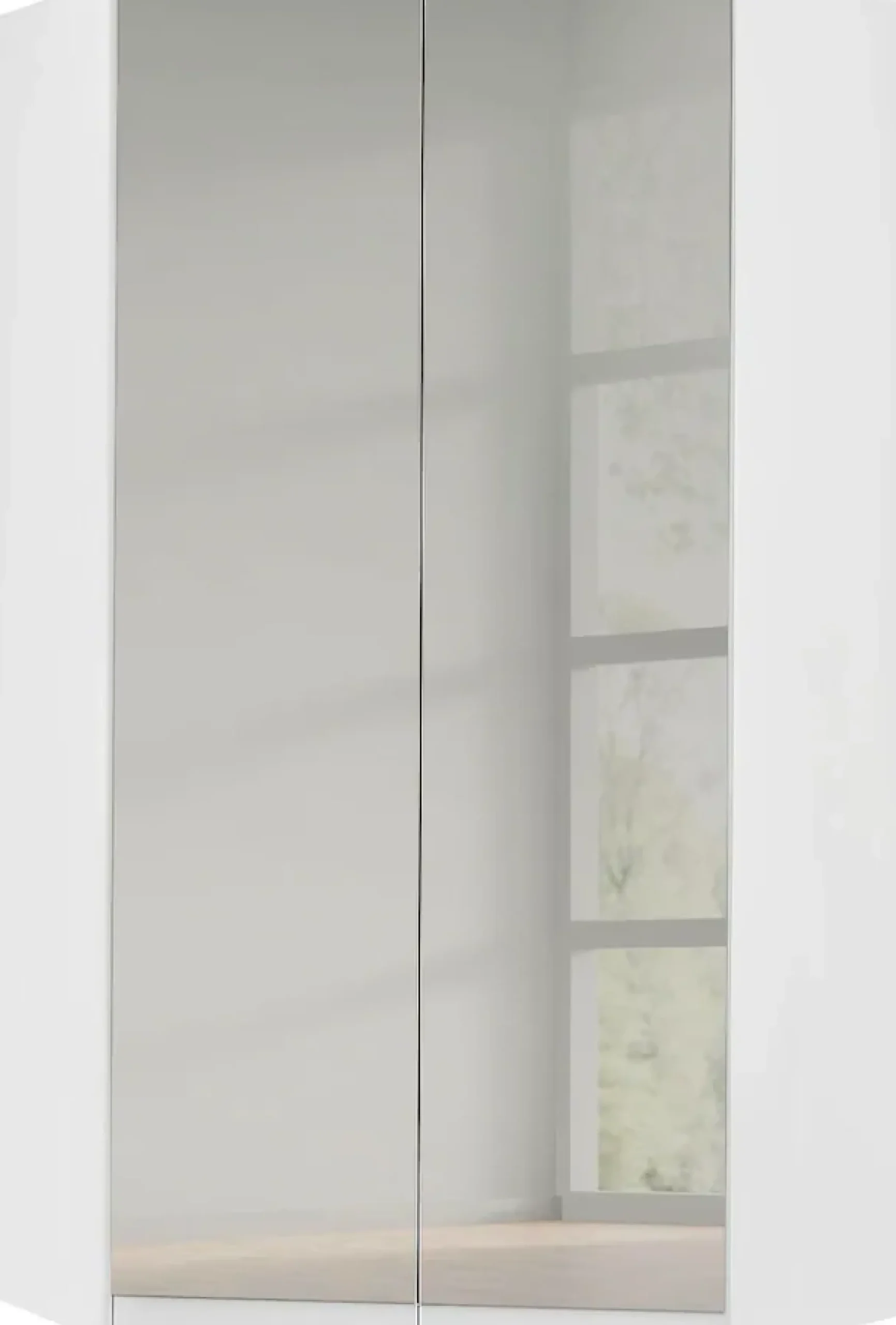 rauch Eckkleiderschrank »Kleiderschrank Schrank Eckschrank Ankleide Garderobe CELLE« Schenkelmaß: 117x117 cm, Höhe 197/210 cm,optional mit Spiegel oder Hochglanzfront MADE IN GERMANY