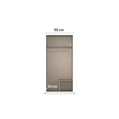 rauch Kleiderschrank »Drehtürenschrank Schrank Garderobe Ankleide Schlafzimmer LAGOA« 3 verschiedene Ausstattungen BASIC/CLASSIC/PREMIUM (inkl. SOFT-CLOSE),mit geräumigen Schubladen, optional mit Aufsatz MADE IN GERMANY