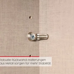 rauch Kleiderschrank »Drehtürenschrank Schrank Garderobe Wäscheschrank KONA« Breiten 251/301 cm, Höhe 223 cm, Tiefe 61 cm,Glasauflage, Massivholz-Absetzung, SOFT-CLOSE-FUNKTION MADE IN GERMANY