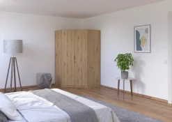 rauch Kleiderschrank »Eckschrank Schrank Ankleidezimmer Schlafzimmer Garderobe LAGOA« voll ausgestattet viel Stauraum, optional mit Aufsatz MADE IN GERMANY