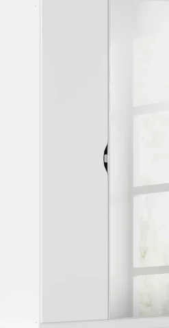 rauch Kleiderschrank »Freiham Drehtürenschrank Schrank Garderobenschrank Breite 91cm« Schlafzimmerschrank mit Spiegel und Griffmulden BESTSELLER