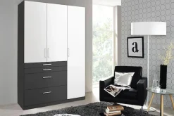 rauch Kleiderschrank »Harburg Drehtürenschrank Schlafzimmerschrank mit viel Stauraum« oberste Schublade mit praktischer Facheinteilung MADE IN GERMANY