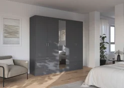 rauch Kleiderschrank »Kleiderschrank Schrank Garderobe Wäscheschrank WILDBERG« Breiten 226/271 cm, Höhen 210/229 cm,mit 6 Schubladen, obere Schublade mit Holz-Einteilung MADE IN GERMANY