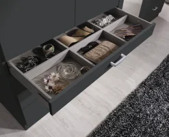 rauch Kleiderschrank »Kleiderschrank Schrank Garderobe Wäscheschrank WILDBERG« Breiten 226/271 cm, Höhen 210/229 cm,mit 6 Schubladen, obere Schublade mit Holz-Einteilung MADE IN GERMANY