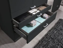 rauch Kleiderschrank »Kleiderschrank Schrank Garderobe Wäscheschrank WILDBERG« Breiten 226/271 cm, Höhen 210/229 cm,mit 6 Schubladen, obere Schublade mit Holz-Einteilung MADE IN GERMANY