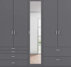 rauch Kleiderschrank »Kleiderschrank Schrank Garderobe Wäscheschrank WILDBERG« Breiten 226/271 cm, Höhen 210/229 cm,mit 6 Schubladen, obere Schublade mit Holz-Einteilung MADE IN GERMANY