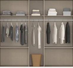 rauch Kleiderschrank »Kleiderschrank Schrank Garderobe Wäscheschrank WILDBERG« Breiten 226/271 cm, Höhen 210/229 cm,mit 6 Schubladen, obere Schublade mit Holz-Einteilung MADE IN GERMANY