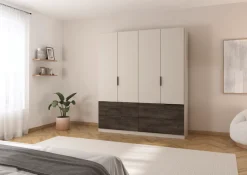 rauch Kleiderschrank »Koda« oberer Schubkasten mit praktischer Inneneinteilung,mit symmetrisch angeordneten Schubladen MADE IN GERMANY