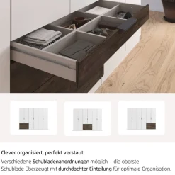 rauch Kleiderschrank »Koda« oberer Schubkasten mit praktischer Inneneinteilung,mit symmetrisch angeordneten Schubladen MADE IN GERMANY