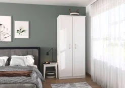 rauch Kleiderschrank »Schrank Garderobe Garderobenschrank Putzschrank Wäscheschrank TORRENT« Breiten 91/136/181 cm, Höhe 210 cm,optional Außenschubladen und Spiegel, viel Stauraum MADE IN GERMANY