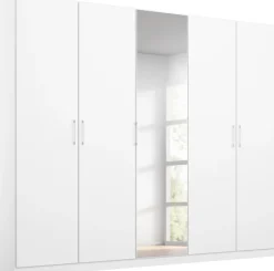 rauch Kleiderschrank »Schrank Mehrzweckschrank Garderobenschrank Schlafzimmer Möbel THOR« 3 verschiedene Ausstattungen BASIC/CLASSIC/PREMIUM (inkl. SOFT-CLOSE),mit farblich passenden, modernen Metallgriffen MADE IN GERMANY