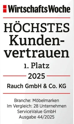rauch Kleiderschrank »Schrank Mehrzweckschrank Garderobenschrank Schlafzimmer Möbel THOR« 3 verschiedene Ausstattungen BASIC/CLASSIC/PREMIUM (inkl. SOFT-CLOSE),mit farblich passenden, modernen Metallgriffen MADE IN GERMANY