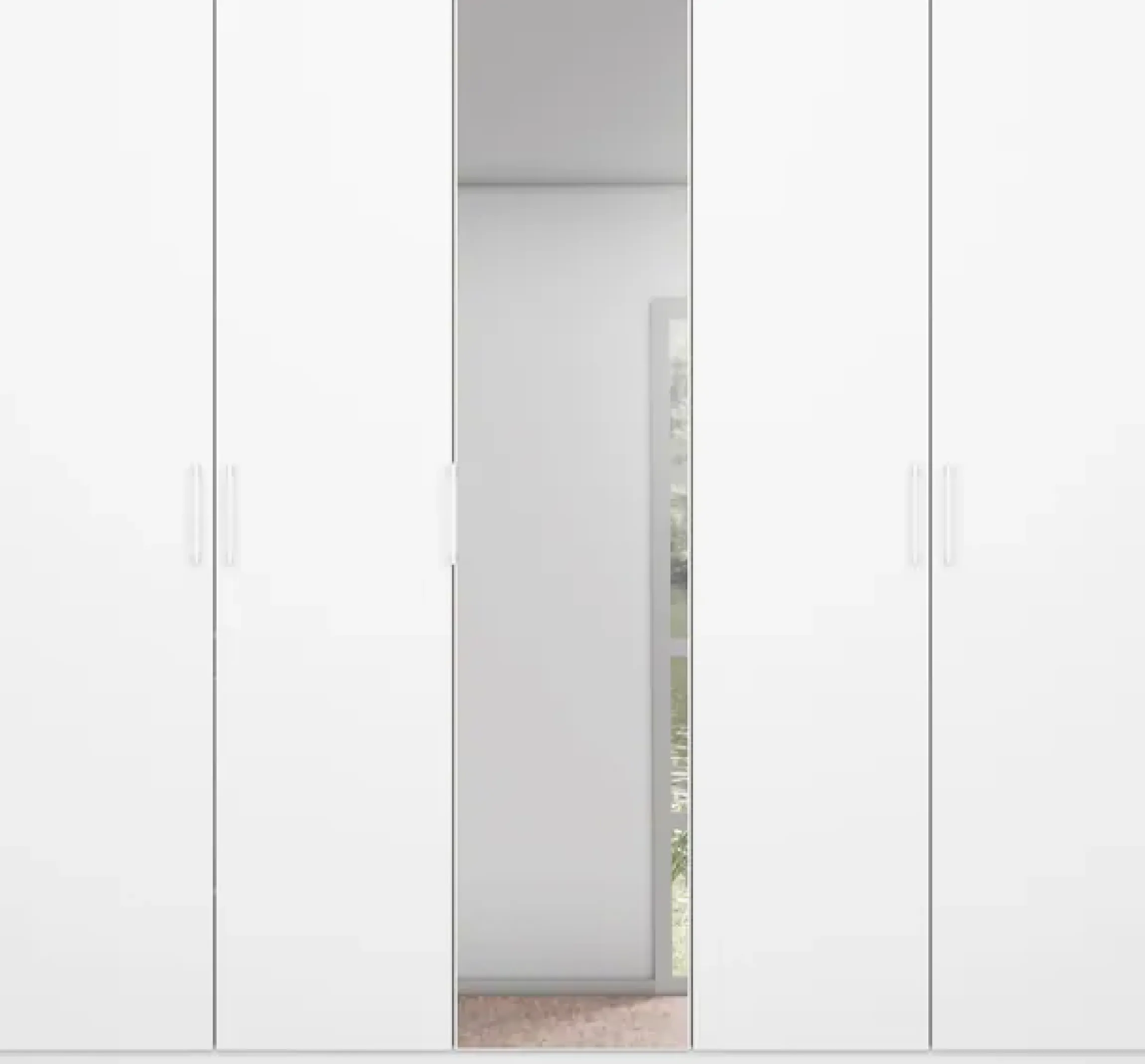 rauch Kleiderschrank »Schrank Mehrzweckschrank Garderobenschrank Schlafzimmer Möbel THOR« 3 verschiedene Ausstattungen BASIC/CLASSIC/PREMIUM (inkl. SOFT-CLOSE),mit farblich passenden, modernen Metallgriffen MADE IN GERMANY