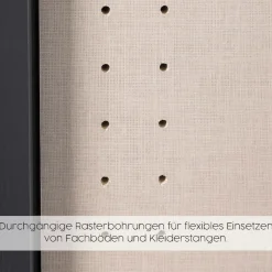 rauch Kleiderschrank »Schrank Drehtürenschrank Ankleide Garderobe Schlafzimmerschrank LORCA« Breiten: 181/271 cm, Höhe: 210 cm,mit langen Griffstangen, elegante Hochglanz-Front MADE IN GERMANY