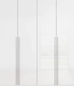 rauch Kleiderschrank »Schrank Drehtürenschrank Ankleide Garderobe Schlafzimmerschrank LORCA« Breiten: 181/271 cm, Höhe: 210 cm,mit langen Griffstangen, elegante Hochglanz-Front MADE IN GERMANY