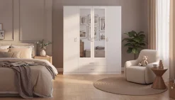 rauch Kleiderschrank »Schrank Garderobe Ankleide GAMMA Breiten 181/271 cm« in 3 Ausstattungen BASIC/CLASSIC/PREMIUM (inkl. SOFT-CLOSE-Funktion),mit Spiegel TOPSELLER MADE IN GERMANY