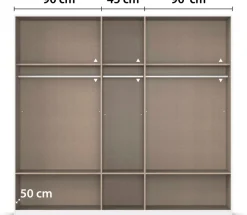 rauch Kleiderschrank »Schrank Garderobenschrank Mehrzweckschrank Schlafzimmer HERSBRUCK« 3 verschiedene Ausstattungen BASIC/CLASSIC/PREMIUM (inkl. SOFT-CLOSE),mit großzügigen Schubladen sowie Spiegeltüren MADE IN GERMANY