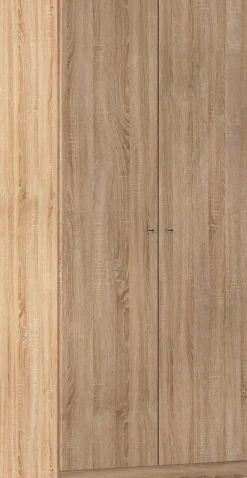 rauch Kleiderschrank »Schrank Garderobe Garderobenschrank Putzschrank Wäscheschrank BERGHEIM« Breite/Höhe/Tiefe: 91/197/54 cm,viel Stauraum, abschließbar mit insgesamt 4 Schlüsseln MADE IN GERMANY