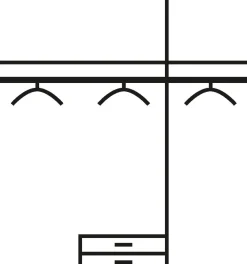 rauch Kleiderschrank »Schrank Drehtürenschrank Garderobe Ankleide Schlafzimmer ESSENSA« Breiten: 136/181/226/271 cm, Höhen 210/229 cm,voll aufgelegte Spiegeltüren, 2 große Schubladen MADE IN GERMANY