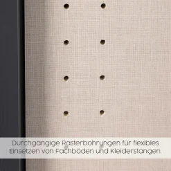 rauch Kleiderschrank »Schrank Drehtürenschrank Ankleide Garderobe Schlafzimmer MOSBACH« Breiten: 181/226/271 cm, Höhe 210 cm,mit Spiegel und farblich abgesetzten Schubladen MADE IN GERMANY