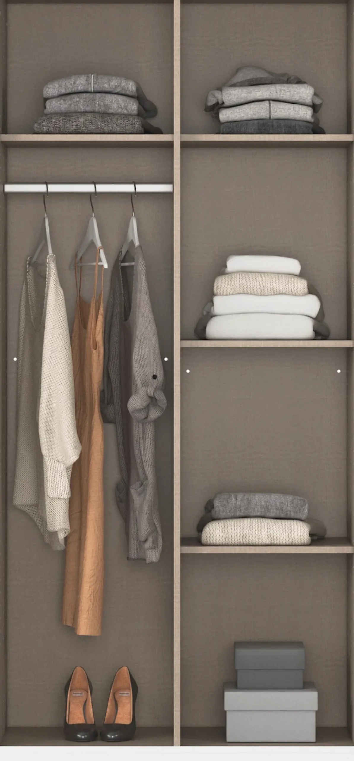 rauch Kleiderschrank »Schrank Garderobe Garderobenschrank Putzschrank Wäscheschrank BERGHEIM« Breite/Höhe/Tiefe: 91/197/54 cm,mit viel Stauraum, rechte Tür abschließbar 2 Schlüssel MADE IN GERMANY