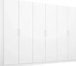 rauch Kleiderschrank »Schrank Mehrzweckschrank Garderobenschrank Schlafzimmer Möbel THOR« 3 verschiedene Ausstattungen BASIC/CLASSIC/PREMIUM (inkl. SOFT-CLOSE),mit farblich passenden, modernen Metallgriffen MADE IN GERMANY