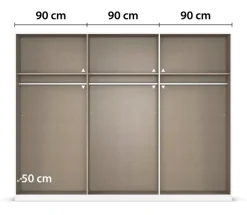 rauch Kleiderschrank »Schrank Mehrzweckschrank Garderobenschrank Schlafzimmer Möbel THOR« 3 verschiedene Ausstattungen BASIC/CLASSIC/PREMIUM (inkl. SOFT-CLOSE),mit farblich passenden, modernen Metallgriffen MADE IN GERMANY