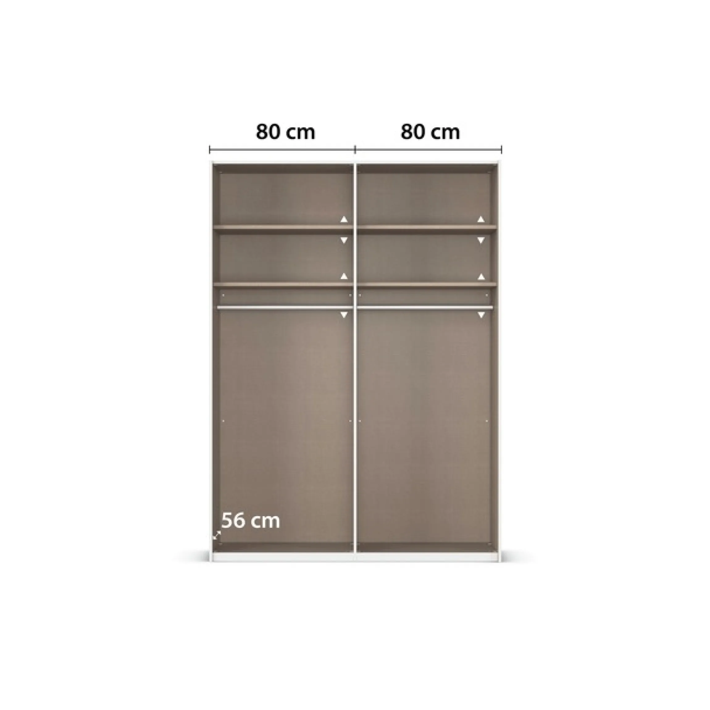 rauch Kleiderschrank »Schwebetürenschrank Schrank Garderobe Ankleide Schlafzimmer TARO« in 3 verschiedenen Ausstattungen BASIC/CLASSIC/PREMIUM (SOFT-CLOSE),4 Breiten, optional Passepartout mit/ohne Beleuchtung MADE IN GERMANY