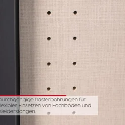 rauch Kleiderschrank »Schwebetürenschrank Schrank Garderobe Ankleide Schlafzimmer TARO« in 3 verschiedenen Ausstattungen BASIC/CLASSIC/PREMIUM (SOFT-CLOSE),4 Breiten, optional Passepartout mit/ohne Beleuchtung MADE IN GERMANY
