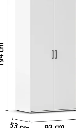 rauch Kleiderschrank »VOYAGER Garderobe WäscheschrankSchlafzimmer« in 3 verschiedenen Ausstattungen BASIC/CLASSIC/PREMIUM,mit 2 modernen Griffvarianten, viel Stauraum MADE IN GERMANY