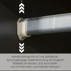 rauch Kleiderschrank »VOYAGER Garderobe WäscheschrankSchlafzimmer« in 3 verschiedenen Ausstattungen BASIC/CLASSIC/PREMIUM,mit 2 modernen Griffvarianten, viel Stauraum MADE IN GERMANY