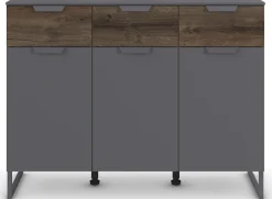 rauch Kombikommode »Barea« Breite 120 cm, Höhe 92 cm,3 Türen, 3 geräumige Schubladen, Böden verstellbar MADE IN GERMANY