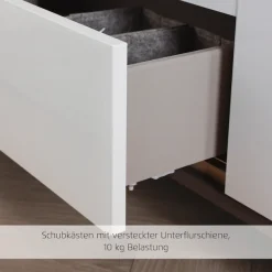 rauch Kombikommode »Barea« Breite 120 cm, Höhe 92 cm,3 Türen, 3 geräumige Schubladen, Böden verstellbar MADE IN GERMANY