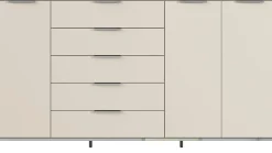 rauch Kombikommode »Kommode Türkommode Sideboard Kombikommode FLIPP« Breite 200 cm mit 4 Einlegeböden,3-türig mit5 Schubladen und Soft-Close-Funktion