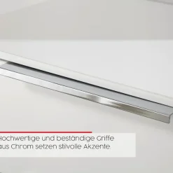 rauch Kombikommode »Kommode Türkommode Sideboard Kombikommode FLIPP mit Glasfront« Breite 200 cm mit 4 Einlegeböden,3-türig mit 5 Schubladen und Soft-Close-Funktion sowie Glasfront