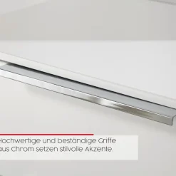 rauch Kombikommode »Kommode Türkommode Sideboard Kombikommode FLIPP mit Glasfront« Breite 120 cm mit 2 Einlegeböden,1-türig mit 5 Schubladen und Soft-Close-Funktion sowie Glasfront