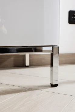 rauch Kombikommode »Kommode Türkommode Sideboard Kombikommode FLIPP mit Glasfront« Breite 120 cm mit 2 Einlegeböden,1-türig mit 5 Schubladen und Soft-Close-Funktion sowie Glasfront