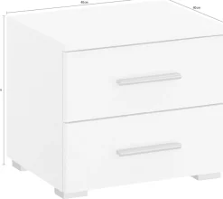 rauch Nachtkommode »Base« Set,2er-Set, optional in moderner Hochglanz-Front