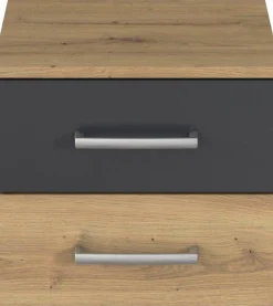 rauch Nachtkommode »Nachttisch Nachtkonsole Beistelltisch Kommode Sideboard BURANO« mit farblich abgesetzter Schublade MADE IN GERMANY