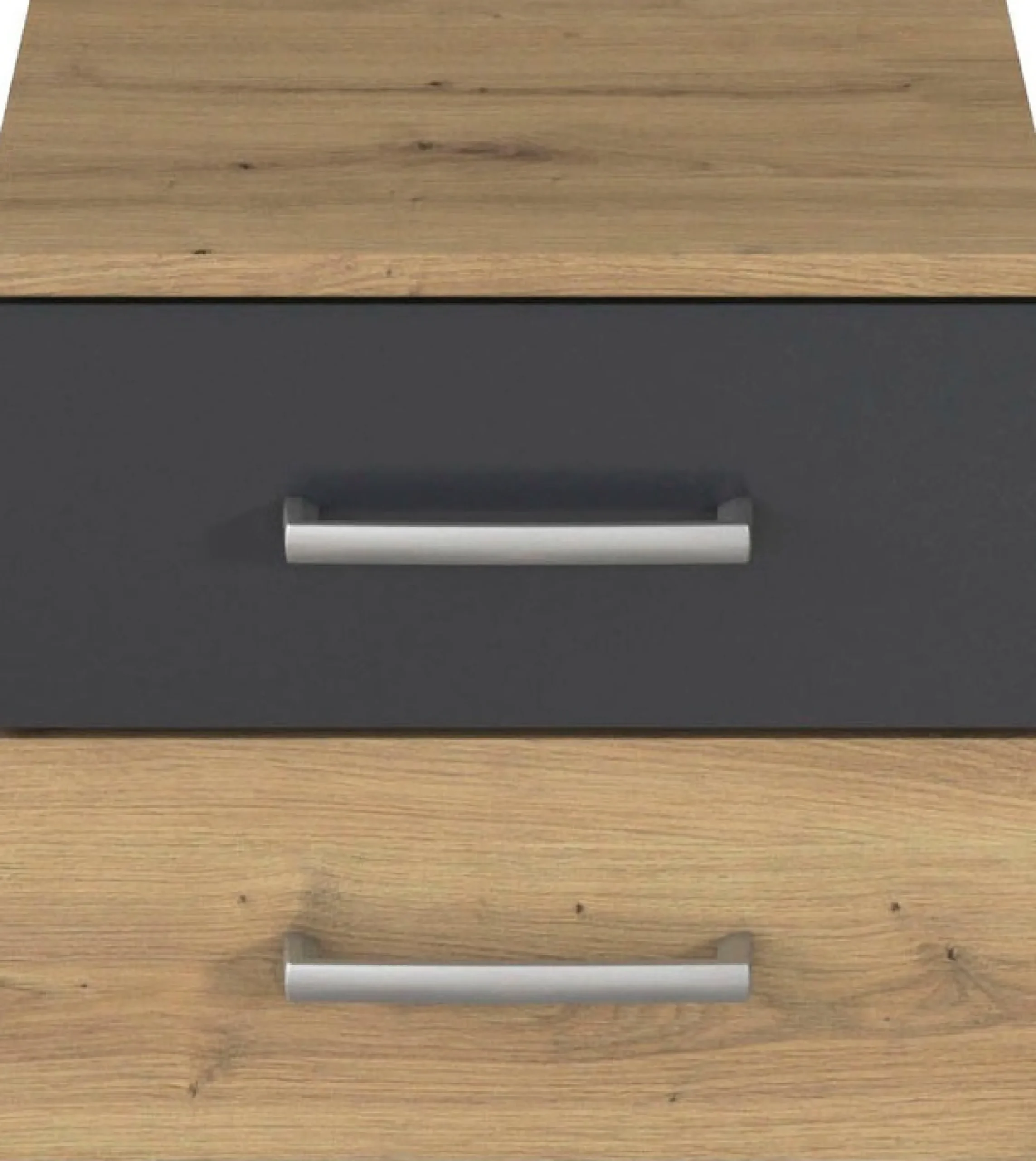 rauch Nachtkommode »Nachttisch Nachtkonsole Beistelltisch Kommode Sideboard BURANO« mit farblich abgesetzter Schublade MADE IN GERMANY