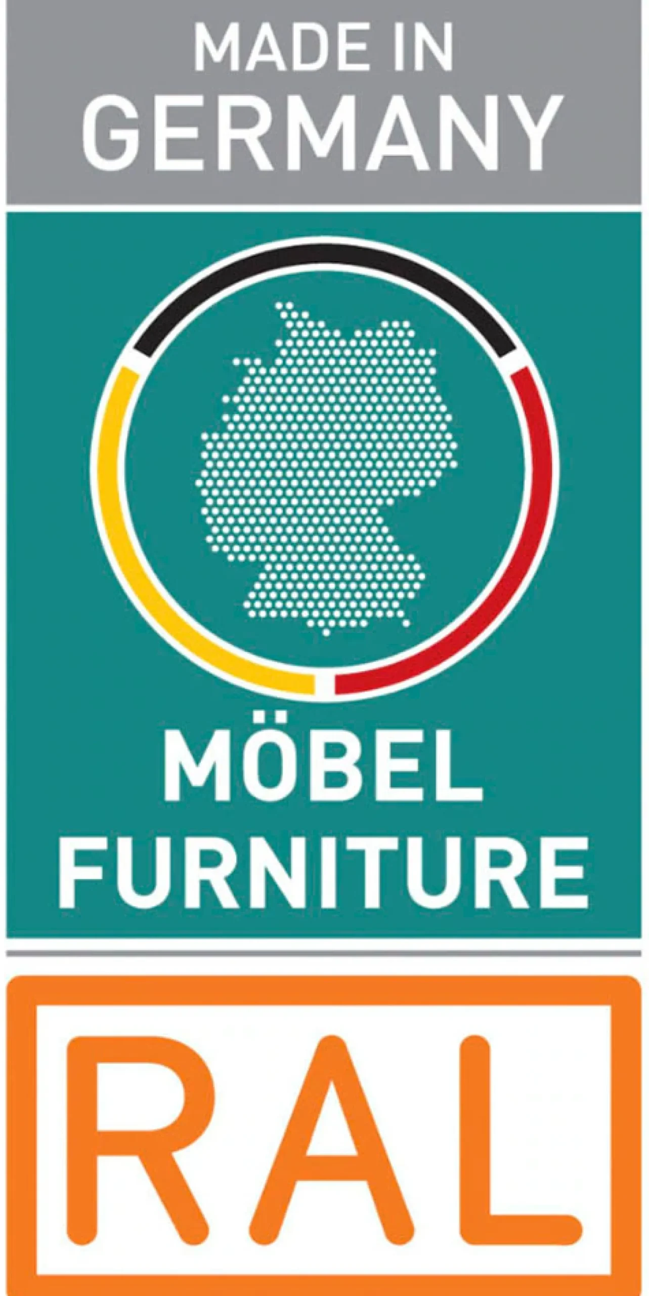 rauch Nachtkommode »Nachttisch Nachtkonsole Beistelltisch Kommode Sideboard BURANO« mit farblich abgesetzter Schublade MADE IN GERMANY