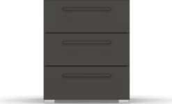 rauch Nachtkommode »Nachttisch Nachtkonsole Nachtschrank SKAT PURE« inkl. SOFT-CLOSE-FUNKTION,mit 3 Schubladen in puristischem Design MADE IN GERMANY