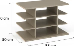 rauch Regaleinsatz »Zubehör für Rauch-Schränke Garderobe Kleiderschrank Schrank« praktische Schrankeinteilung mit 9 Fächern MADE IN GERMANY